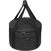 Insulated Double Decker Casserole Carrier - Hot or Cold Food, Pie & Salad Bowl Holder - Perfect for Parties/Picnics