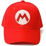 Mario Odyssey Red Snap Back Baseball Cap Red - Nintendo Super Mario Toys
