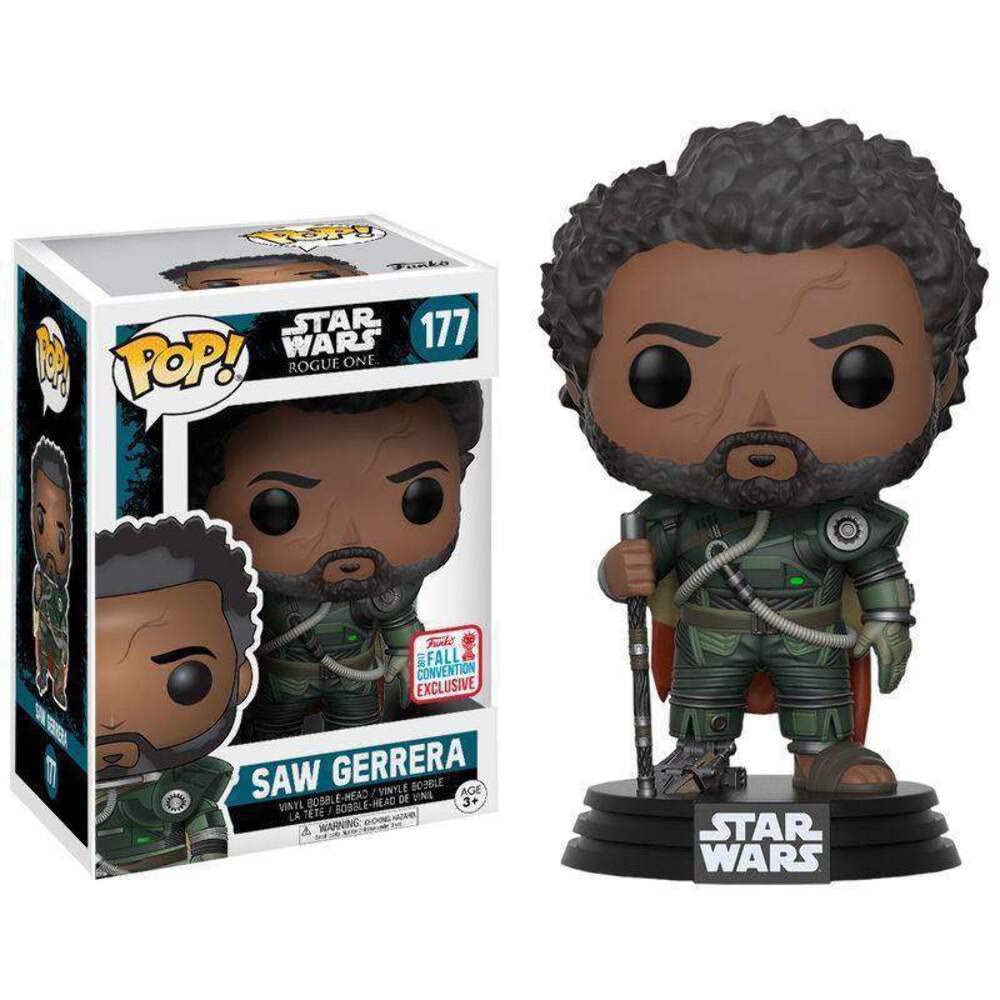 Funko Saw Gerrera with Hair (Star Wars) Pop! Vinyl Figure