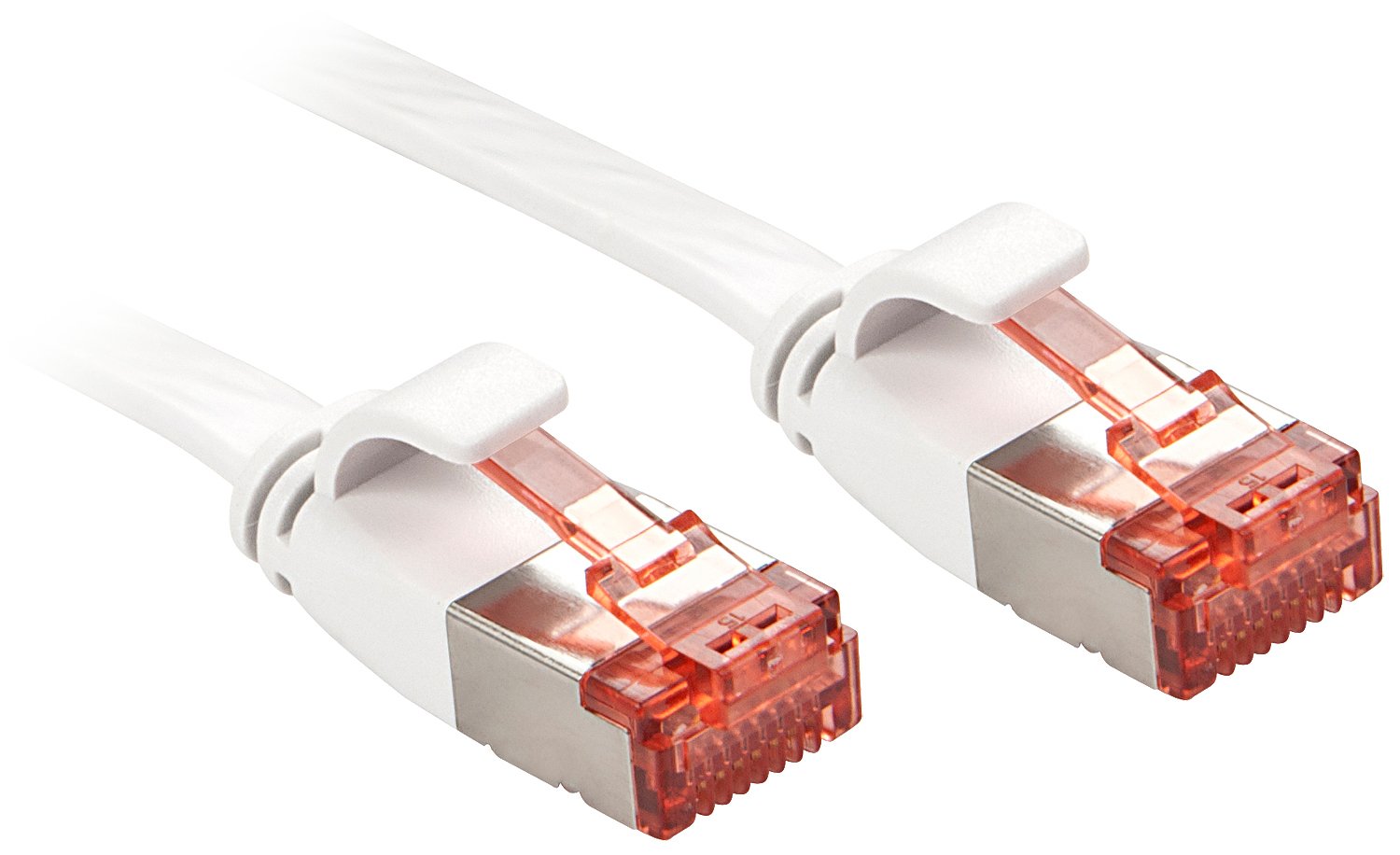 Lindy 47560 Ethernet Network Patch Cable Cat.6 U/FTP White white 2 m