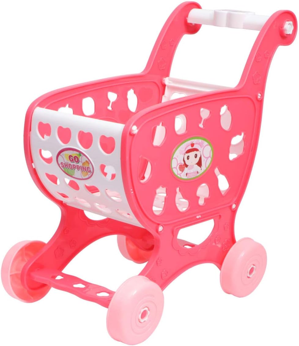 TOYANDONA Mini-Einkaufswagen Spielzeug mit Rädern So Tun Als Würde
