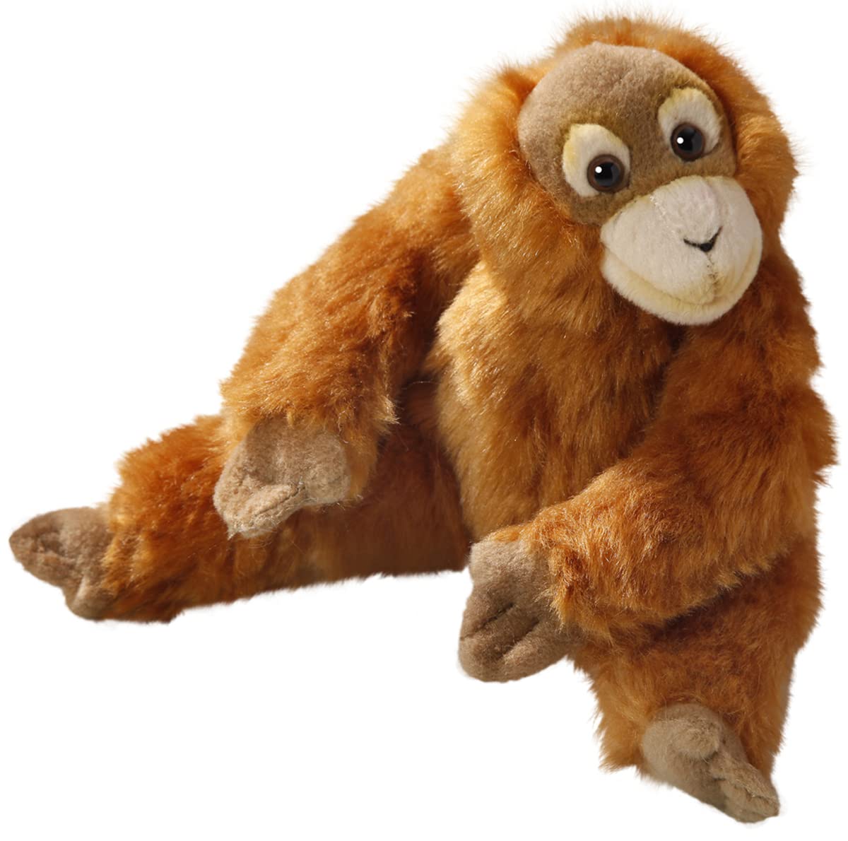 Carl Dick Monkey sitting Orang Utan 6 inches, 15cm, Plush Toy, Soft Toy 3432