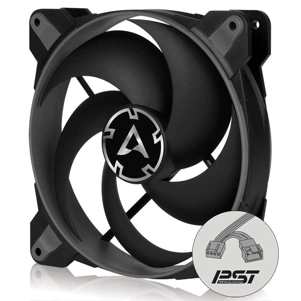 ARCTIC BioniX P140 - PC Fan, 140mm Gaming Case Fan with PWM Sharing Technology (PST), Pressure-optimised, Computer, Fan Speed: 200-1950 RPM - Grey