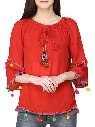 jeans top for girls amazon