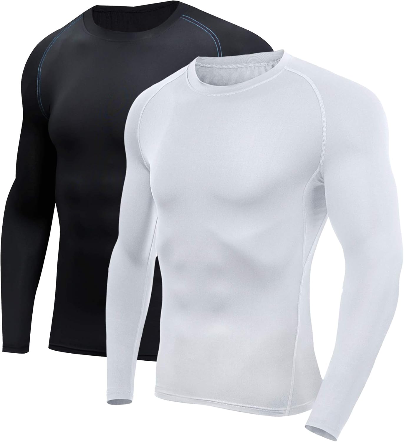 long sleeve white running top