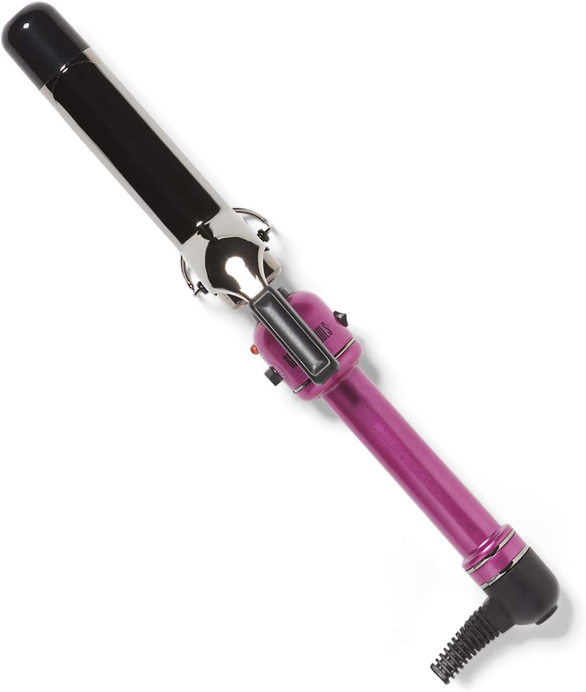 Hot Shot Tools Pink Titanium 1 1/4 Inch Curling Iron