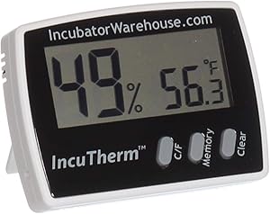 Thermometer and humidity monitor