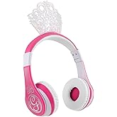 eKids Wicked Glinda Bluetooth Headphones for Kids, Wireless Headphones with Microphone Includes Aux Cord (Glinda)
