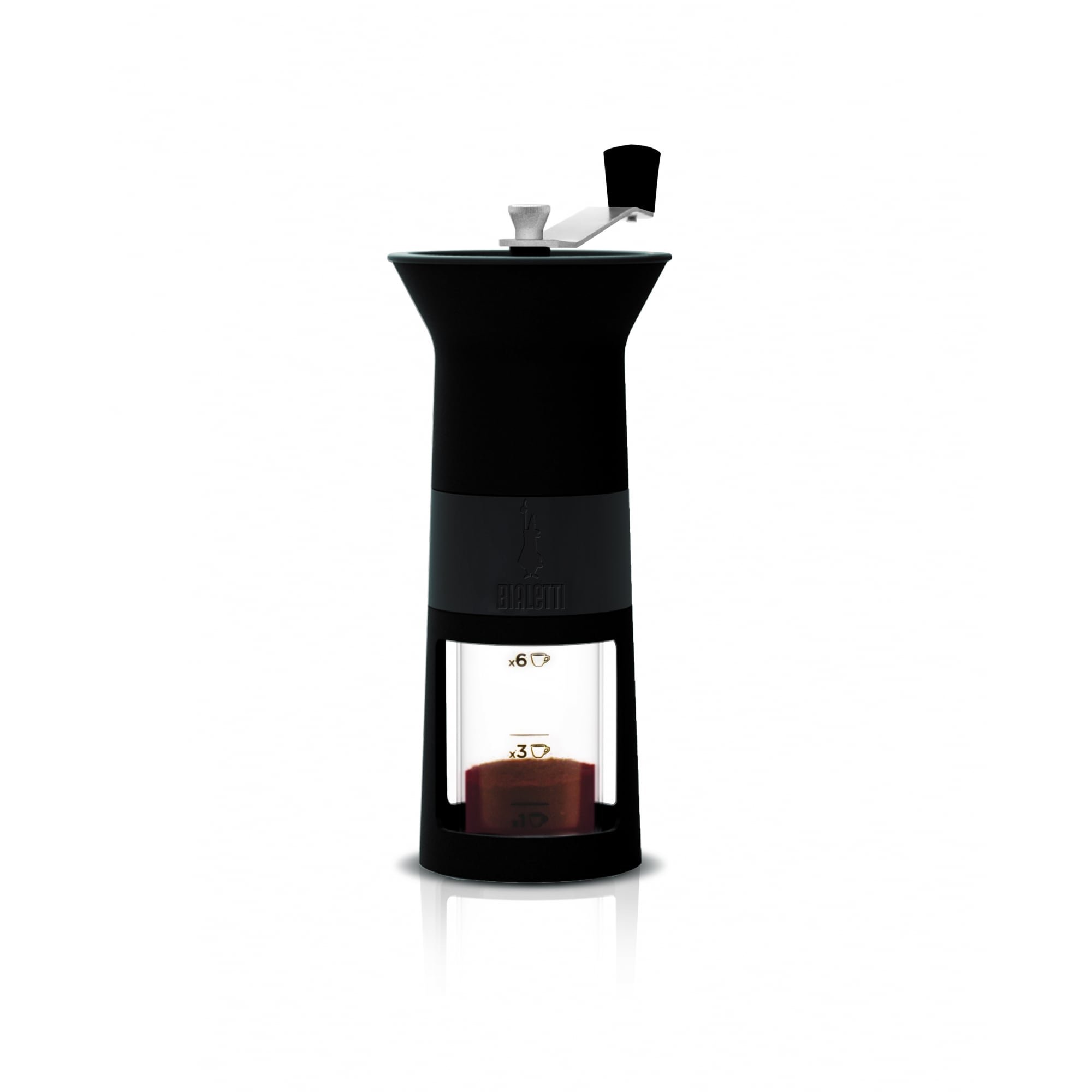 Bialetti Coffee Grinder 1-6 Cups, Black, 30 x 20 x 15 cm