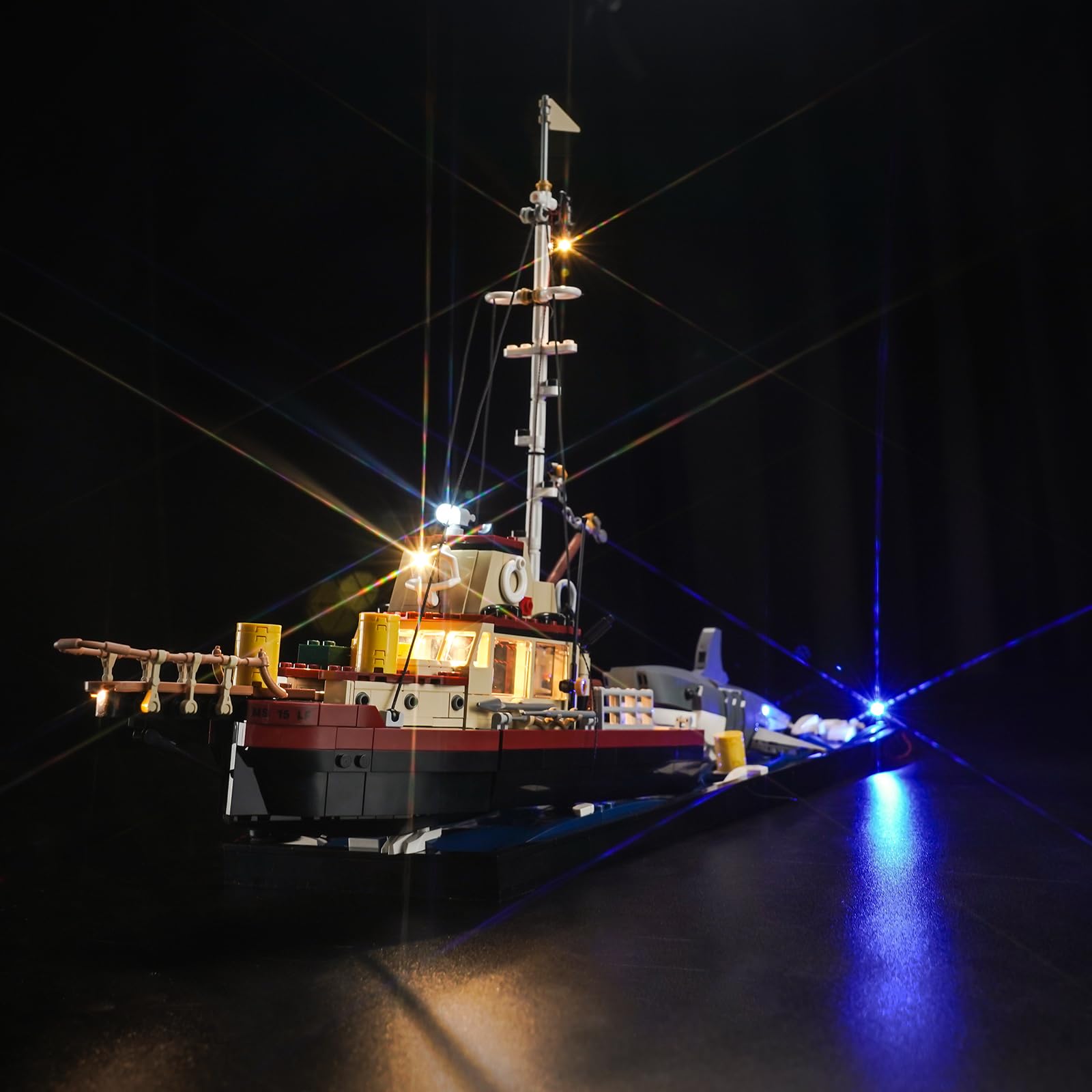 Led Light Set Compatible with Lego Jaws 21350 (No Model), Decoration Lighting Set for 21350 Jaws Creative Toys - Standard Version — image 1