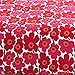 Marimekko Unikko Sheet Set, Queen, Red