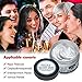 Temporary Silver Grey Hair Color Wax, Y.F.M Men Temporary Disposable Hair Mud Cream, Fresh and Natural Hairstyle Wax, Hairstyle Pomades for Party, Cosplay, Nightclub, Masquerade, Halloween 4.23.oz