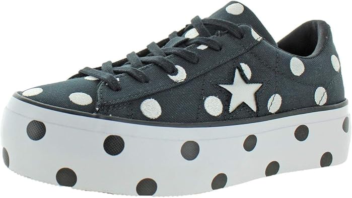 converse polka dot platform