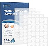 KUNJAYER Wart Remover Patches, Skin Care Removal Patches with Maximum Strength, Fast & Easy Operate Waterproof Invisible Sticker-144pcs