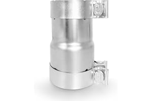 Peastorm 2.5 to 2.75 Inch Exhaust Adapter, 2.5" ID to 2.75" ID Exhaust Reducer Connector Pipe with Clamp