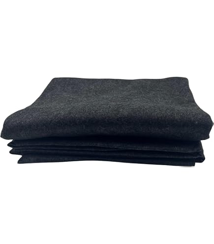 thumbnail image 2 of Wool Blend Warm Blanket - 64x84 Inch Multipurpose Outdoor Indoor Use 2 of 10