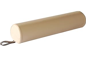 Master Massage 6"x26" 3/4 Round Massage Bolster - Cream, D00353