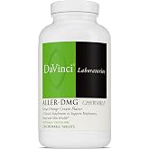 DAVINCI Labs Aller-DMG Chewable, 120 Chewable Tablets (60 Servings) | Immune Health Support, Histamine Aid &amp; Respiratory Support*, Orange Cream Flavor, Vegetarian