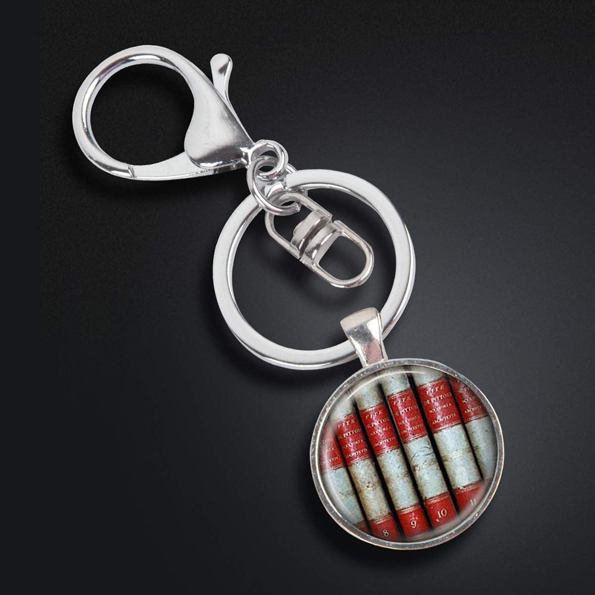 Stainless Steel Keychain with Key Ring, Lightweight Decorative Key