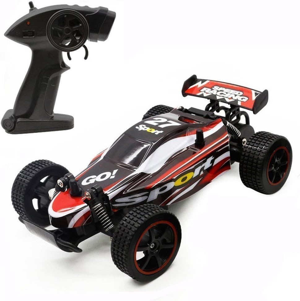 Fast RC Cars Off Road 1:20 2WD Remote Control Trucks for Adults Radio Controlled Drift Race Buggy Hobby Car (Red)