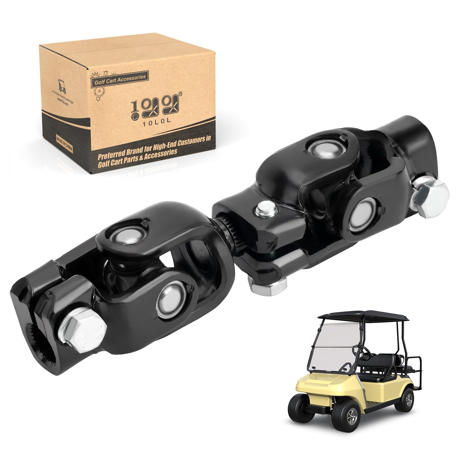 Golf Cart Steering Joint * Shaft Knuckle Assembly for * DS 1984-Up Gas & Electric Golf Cart Models, Replaces OEM # 1013861