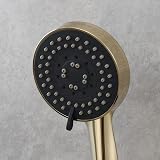 CIENCIA Gold ABS Rainfall Hand Shower Head Universal 1/2" IPS 1.5m Hose BS144F view 4