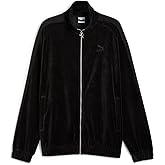 PUMA mens Iconic T7 Oversized Velour Track Jacket