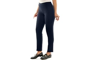 Zac & Rachel Women's Pull-on Ankle Pants with Band