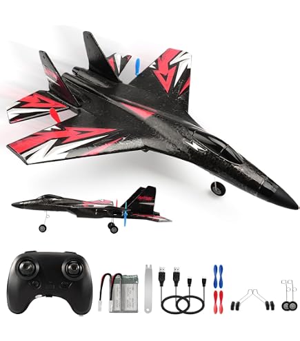 Kit Avion En Papier RC DIY – 2,4 GHz – Gyroscope – Batterie Rechargeable – 11x7 Cm – Extérieur – Cadeau STEM