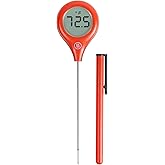 ThermoWorks ThermoPop 2 — Best Value Instant Read Thermometer - Cayenne Pepper Red