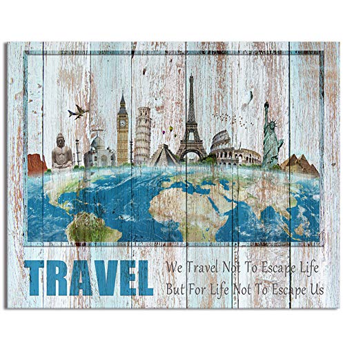 Visual-Art-Decor-Travel-to-Live-Quotes-Canvas-Prints-Wall-Art-Framed-and-Stretched-Sign-Poster-for-Home-Hotel-Guest-Bedroom-Wall-Decoration