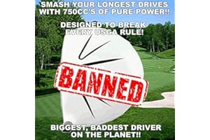 SOOOLONG 750CC WORLD'S LONGEST White Ghost Sooolong Illegal Non-CONFORMING High COR 750cc Huge Distance Banned Golf Driver Component Head