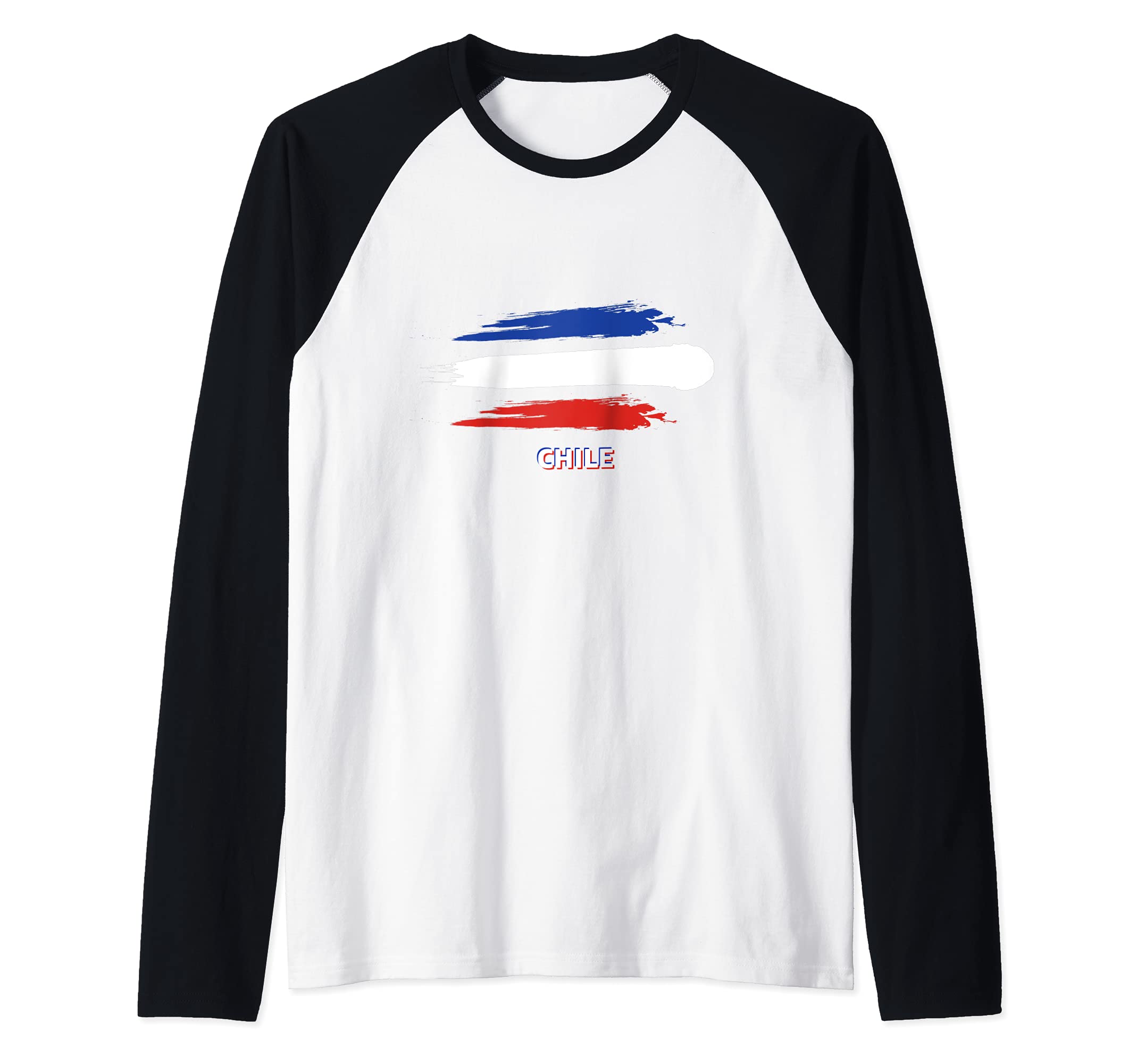 Flag Chile Raglan Baseball Tee