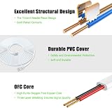 Ancable BT Plug to RJ11 Telephone Cable 3M Flat 6P2C Landline Modem Cable view 4