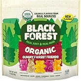 Black Forest Organic Forest Friends Candy, USDA Organic, 18 oz Bag | Owl, bear, fox, squirrel shapes, 6 fruit flavors, real juice, no artificial dyes, Non-GMO, gluten free, kids snack