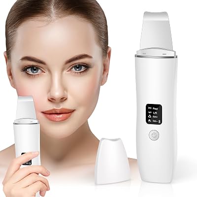 ACWOO Ultrasonic Skin Scrubber Pore Cleaner 4 Modes USB Rechargeable