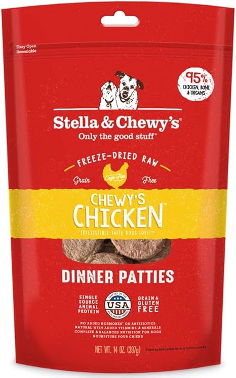 stella and chewy's frozen raw dog food