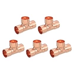 uxcell 3/4-inch x 3/4-inch x 3/4-inch Copper