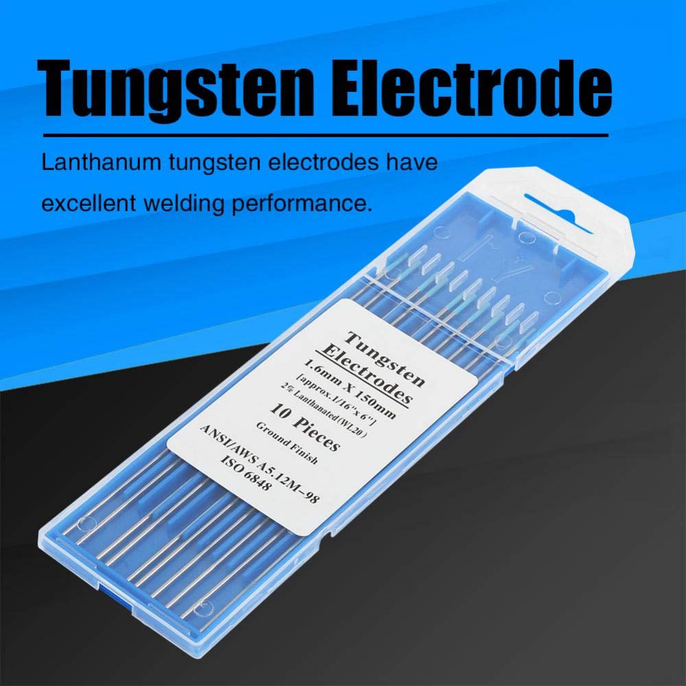 10pcs /box Premium WL20 Tungsten TIG Welding Tungsten Electrode Rod 2.0% Lanthanated for Welding Machine (1.6mm*150mm) - Image 5