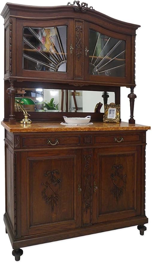 Buffetschrank Antik Jugendstil um 1900 Eiche B 130: Amazon.de: Küche
