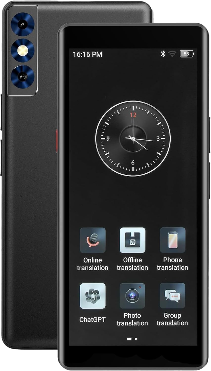 Photo 1 of 2025 Language Translator Device: Offline/Real-Time/High-Accuracy Device with 139+ Languages, Voice/Text/Offline/Photo/AI Instant Two-Way Translation, Ideal for Travel/Business/Learning