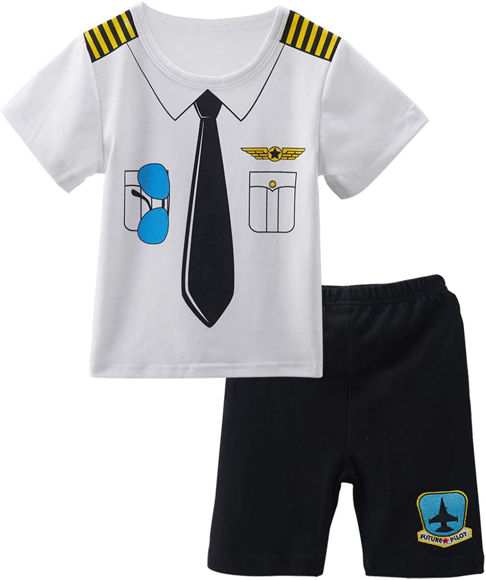 COSLAND Baby Boys' Pilot Short Sets