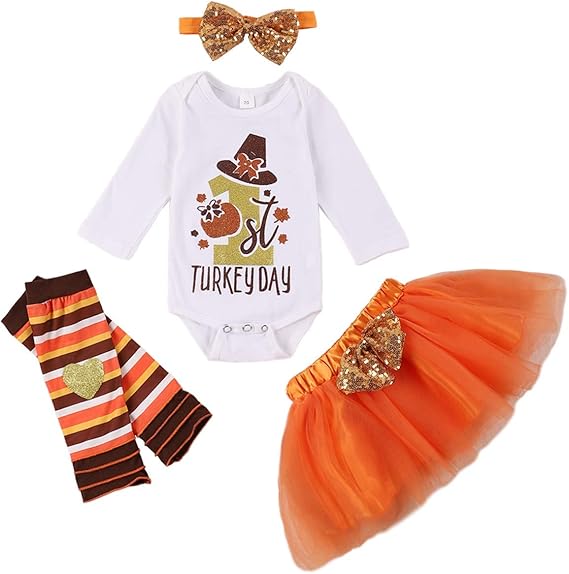 my first thanksgiving onesie girl