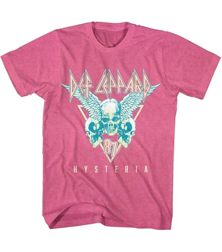 Amazon.com: American Classics Def Leppard 1987 Hysteria Leopard T