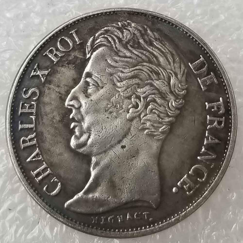DDTing 1828 French Napoleon Commemorative Coin -France Old Coin-Old Morgan Coin-Great French Coins-Discover History of Coins goodService