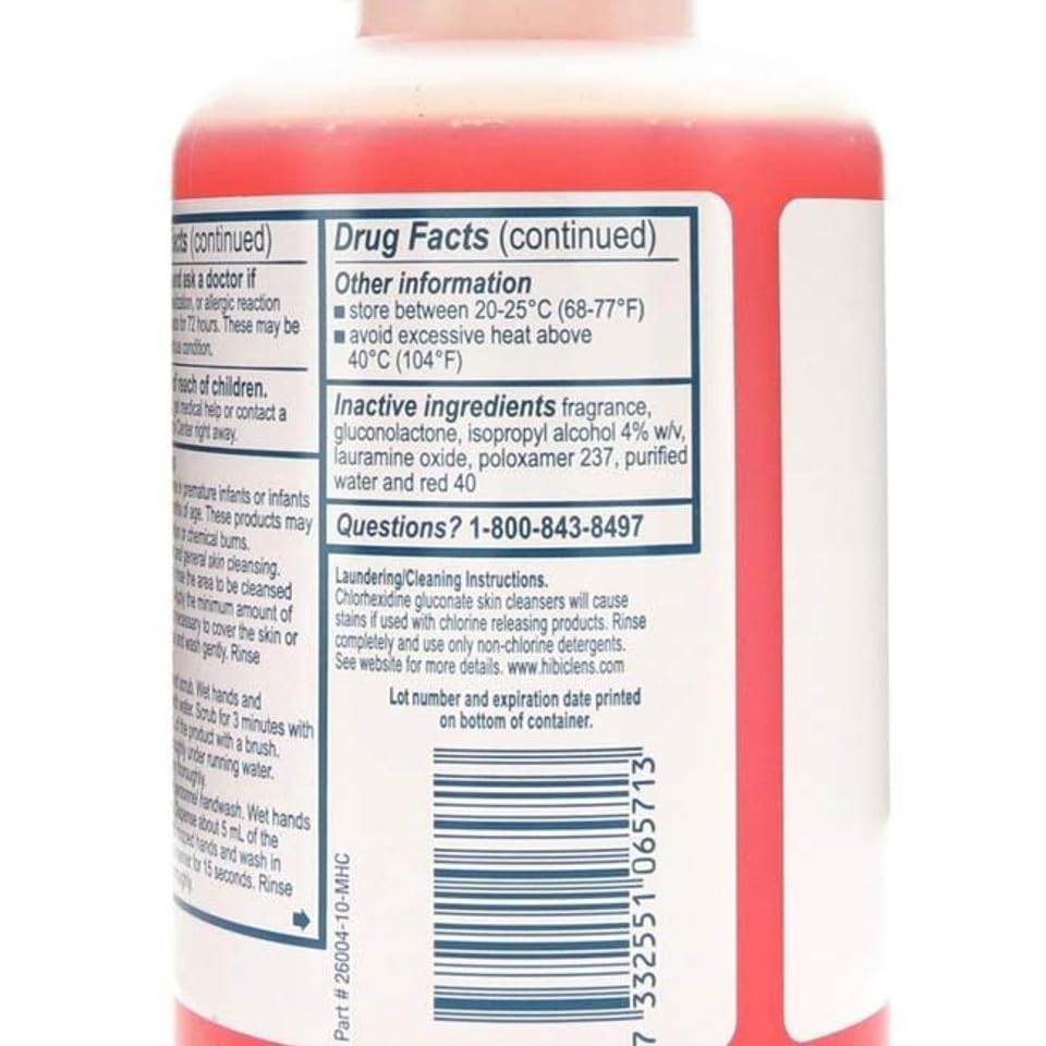 Molnlycke Health Care Hibiclens Liquid Antiseptic 16 Oz Includes Hand Pump
