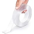 EZlifego Double Sided Tape Heavy Duty (9.85FT), Multipurpose Removable Mounting Tape Adhesive Grip,Washable Strong Sticky Wal