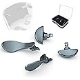 KD.FLY Metal Back Paddles for PS5 Edge Controller, 4PCS Back Buttons Replacement Parts Accessories for PS5 Dual Sense Edge Game Wireless Controller, Gunmetal