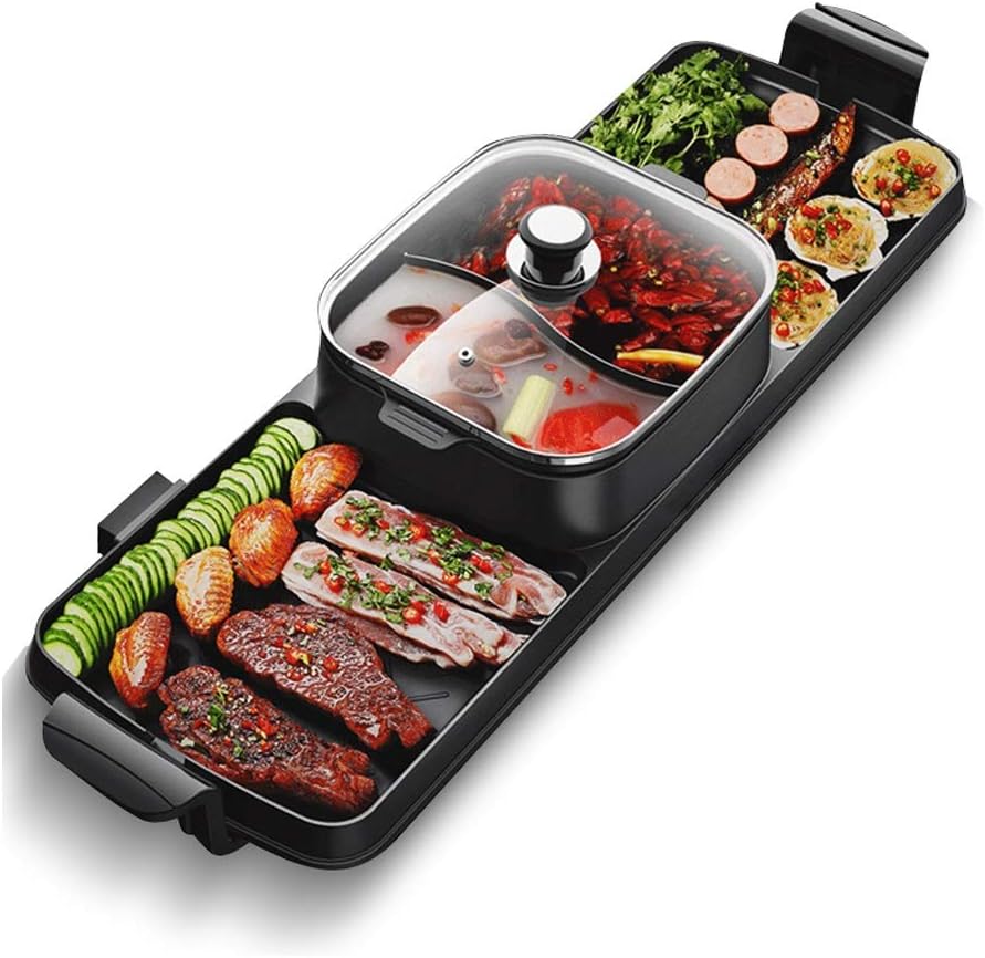 Review Wenhui BBQ Grill and Hot Pot,MultiFunction Barbecue Hot Pot