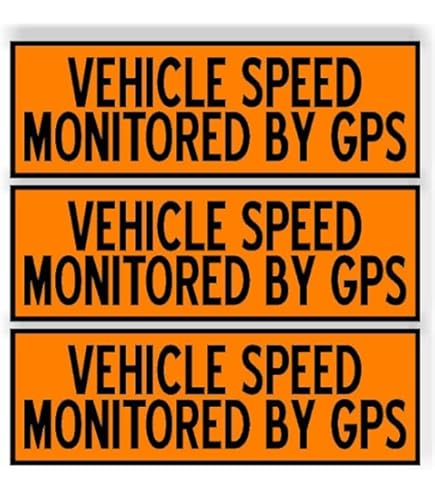 This Vehicle's Speed Is Monitored By GPS Yellow 5 X 8 Decal Buy 2 Get 3 P186a - Foto 13